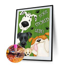 Diamond Painting Kit Dog Full Round Rhinestone Wall