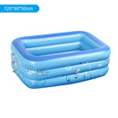 Children Inflatable Pool Bathtub Water Square Swimming Pool (120X90X50cm)