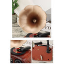 Retro Phonograph Shape Music Box Classical Art Decor Music Box Crafts Gift Home