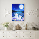 Digital Oil Paint By Numbers Animal Color Drawing Modern Canvas Art