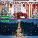 Solar Candy Cane Lights Waterproof Xmas Pathway Marker Lights with Stars