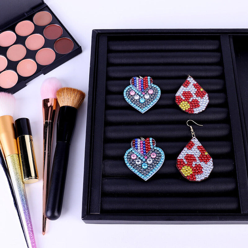 5D DIY Diamond Painting Earrings Kit Irregular Double-sided Drill (RZ025)