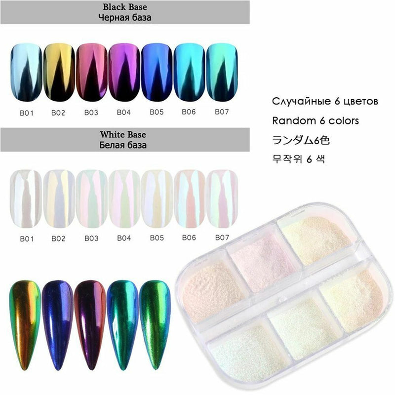 DIY Holographic Chunky Hexagon Nail Sequins Star Moon Summer Glitter Flakes