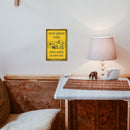 Warning Slogan Plate Metal Tin Plaque for Beach Seaside Waters Notice Sign