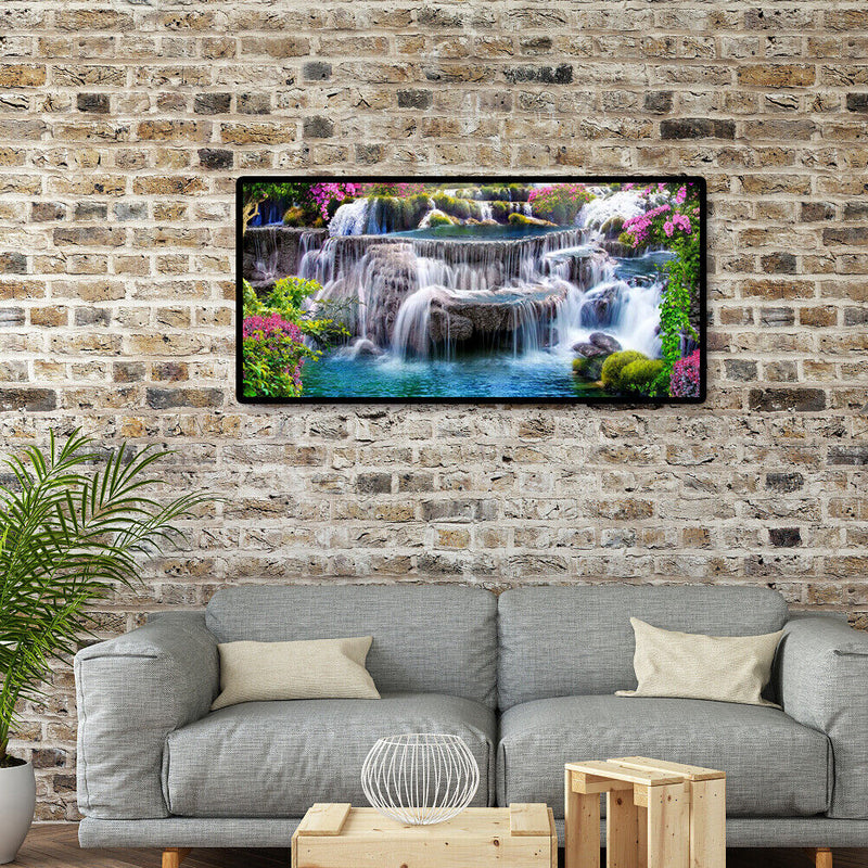 Mountain Scenery DIY Diamond Painting 5D Full Round Rhinestone Canvas Wall Art