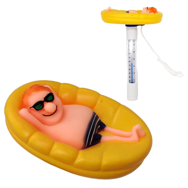 Portrait Water Temperature Meter Swimming Pool Floating Thermometer (Boy)