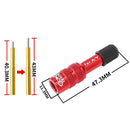 MUQZI Mountain Bike Bicycle Fork Schrader Valve Adapter Converter (Red)