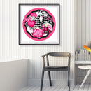 5D DIY Diamond Painting Valentines Day Goblin Round Drill Art Picture Decor G