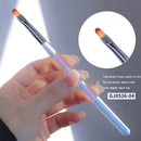 Nail Brush Manicure Gel Brush Transparent Aurora Macaron for Nail Art (D) Newly