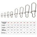 Outdoor Tool Connector Fishing Buckle Pin Open Eye Clips Snap Long Line Clip