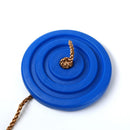 Safe Indoor Outdoor Plastic Disc Monkey Kids Swing Fitness Swingset (Blue) Newly