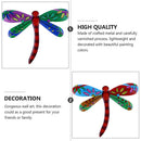 Room Art Craft Sculptures Garden Backyard Wall Decoration Metal Dragonfly
