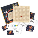 Wooden Early Learning Montessori Math Multiplication Board Game for 7-14Y Kids