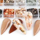 Charms Gradient Shimmer Nail Stone Abalone Shell Flake Nail Sequins Mica Marble