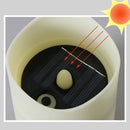 LED Solar Candle Flame Light Lawn Stakes Lamp Garden Decor (without plug)