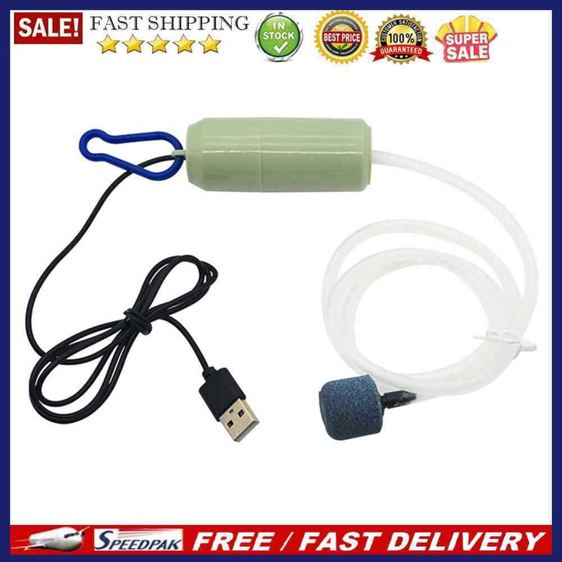 Silent Aquarium Air Pump Fish Tank Mini Air Compressor Oxygen Pumping Aerat