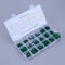265pcs Universal 18 Size Car Air Conditioner O Ring Seal Circle Kit (Green)