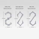 Outdoor Camping S-Shaped Hook Stainless Steel Pot Pan Holder Storage Hanger R