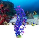 25cm Fish Tank Simulation Water Plants Aquarium Grass Weed Plants (Purple) Newly
