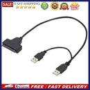 SATA to USB Cable USB 2.0 to SATA 7+15 Pin 2.5 inch HDD SSD Hard Drive Adapter