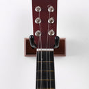 Guitar Wall Mounted Hanger Hook Holder Bass Ukulele Display Wooden Stand Rack