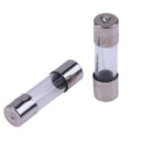 10pcsx10 Values 5x20mm 0.2a-20A 250V Fast Glass Blowing Tube Kit Fuse Box