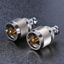 BNC Female to UHF Male Connector PL259 RF Coaxial Coax UHF to BNC Adapter