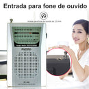 BC-R60 2-Band Portable Radio AM FM AA Battery Operated w/ Speaker Headphone Jack