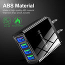 Q4 5.1A 4USB QC3.0 Fast Charging 4 Multi Port Mobile Phone Charger Power Adapter