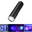 Waterproof 365nm Ultraviolet Flashlight XPE LED 150LM Torch for Money Detect