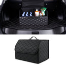 Large Capacity Multiuse Tools Storage Bag Leather Folding Stowing Tidying Box