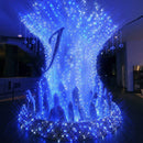 Solar String Lights Waterproof Copper Wire Fairy Lamp (Blue White 100LED) Newly