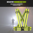 Traffic Night Running Cycling Reflective Straps Vest Protective Safety Device