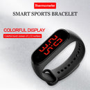 Smart Watch LED Time Display Body Temperature Measurement Thermometer Smartwatch