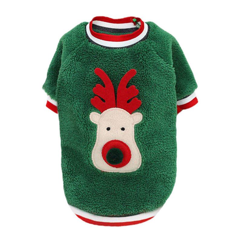 Christmas Costumes Dog Outdoor Clothing Soft Breathable Cat Sweater Pet Supplies