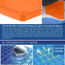 Motorcycle Seat Gel Pad Shock Absorption Mat Cushion Orange (25x25x1cm)