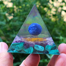 Reiki Orgonite Energy Orgon Pyramid Gathering Fortune Healing Soul Chakra Craft