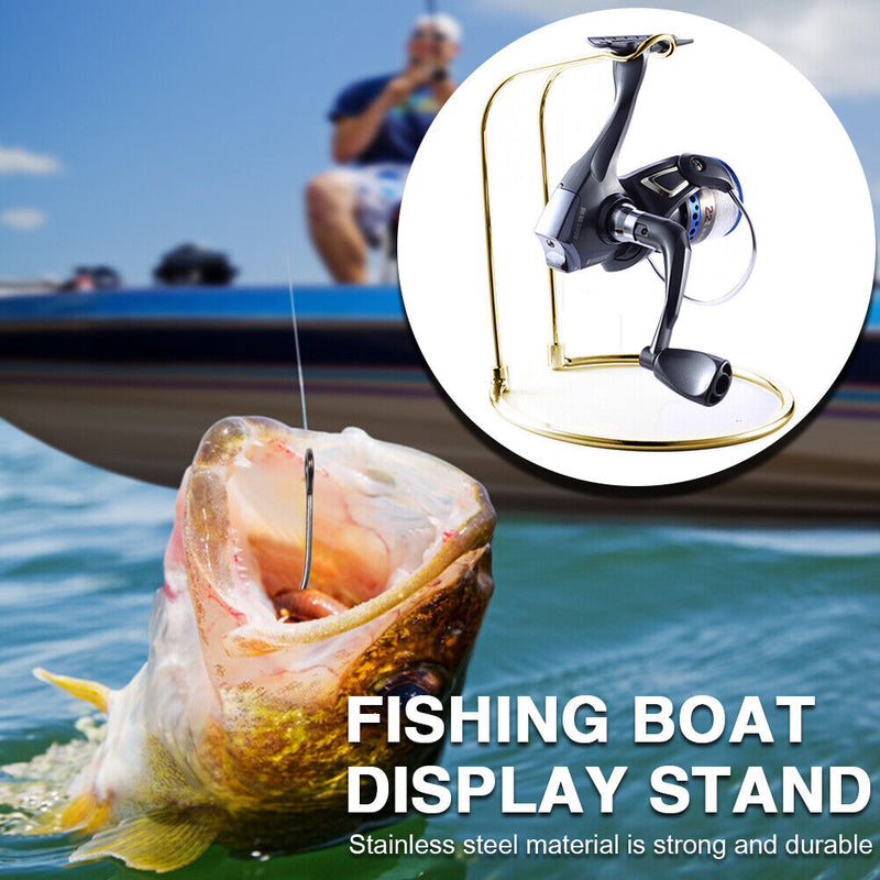 Stainless Steel Fishing Wheel Stand Rack Detachable Wheel Storage Stand Bracket