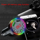 MP3 Player Dual USB Car Bluetooth Modulator Compatible 5.0 FM Transmitter