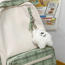 Casual Backpack Nylon School Backpack Zipper Pocket Teenagers Schoolbag Shopping