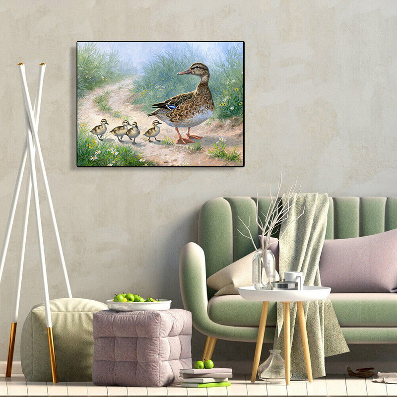 Bushes Animals Oil Paint By Numbers Kit DIY Acrylic Painting on Canvas Drawin