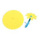 Sunflower Dustproof Reusable Silicone Cup Lid Insulation Cup Cover (Yellow)