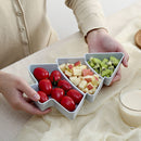 Snack Storage Box Fruit Plate Christmas Tree Shape Desktop Fruits Organizer