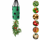Felt Grow Bags Display Pockets DIY Hanging Strawberry Plant Bag (Green) Newly