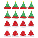 Cap Children Gift Lollipop Top Topper Cover Xmas Decor Elf Hat Santa Claus Hat