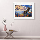 5D DIY Full Drill Diamond Painting Eagle Cross Stitch Embroidery (C1215) Newly