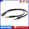 Headphone Splitter Audio Cable 3.5mm Female to 2 Male Adapter Aux Wire Cord