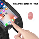 1.5L Touch Screen Bike Front Frame Top Tube Phone Sunshade Double Side Bag