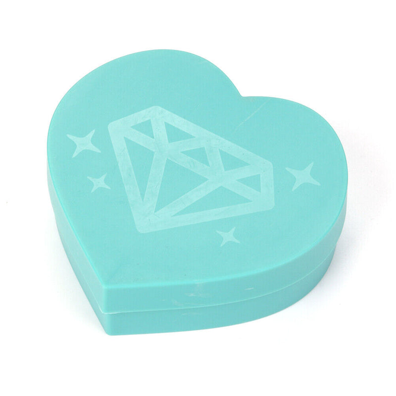 5D DIY Diamond Painting Tray Plastic Heart Shape Rhinestone Drill Plate Crafts