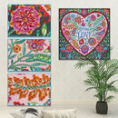 Partial Special Shape Drill Diamond Painting Heart Rhinestone Draw (UP112)